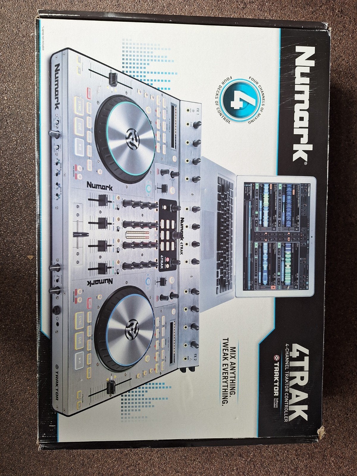 Numark 4TRAK DJ Controller - Zeer Goede Staat, Muziek en Instrumenten, Dj-sets en Draaitafels, Ophalen, Zo goed als nieuw, Dj-set