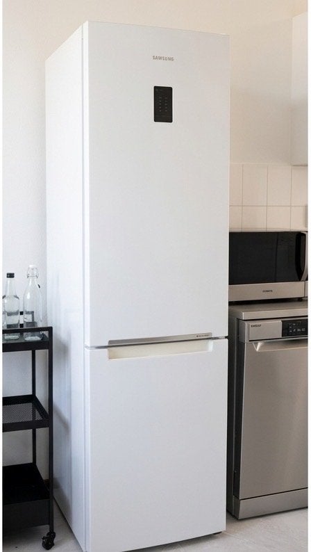 Samsung Koel-vriescombinatie - Wit, Zo goed als nieuw, Witgoed en Apparatuur, Koelkasten en IJskasten, Ophalen, 200 liter of meer