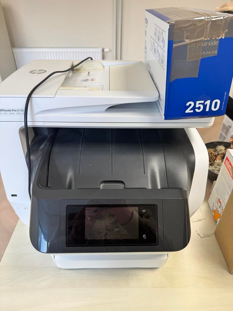 HP OfficeJet Pro 8740 All-in-One printer met dubbele lade, Ophalen, Gebruikt, Faxen, Inkjetprinter