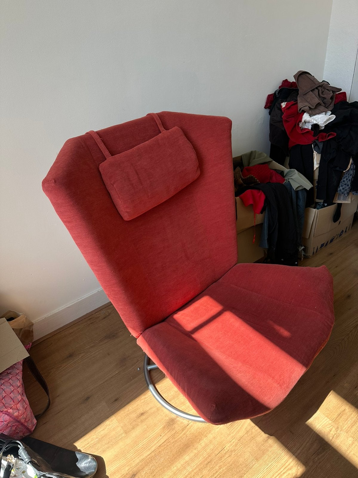Fauteuil, Huis en Inrichting, Fauteuils, Ophalen, 75 tot 100 cm, Zo goed als nieuw, Stof