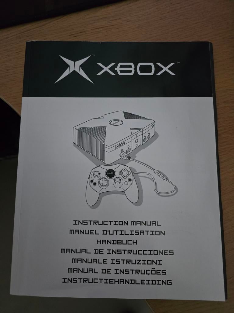 Originele Xbox Handleiding - Instructiehandleiding, Ophalen of Verzenden, Zo goed als nieuw, Overige typen, Xbox Original