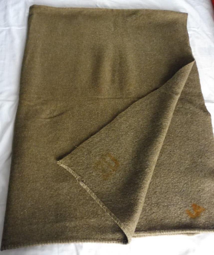 ZGAN Militaire wollen deken 160 x220 cm wol plaid kleed, Ophalen, Zo goed als nieuw