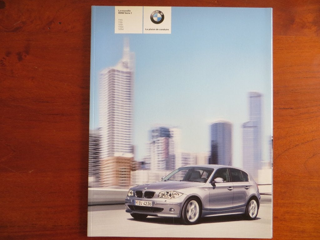 BMW 1-serie: La nouvelle (2004) 116i, 118i, 120i,118d, 120d, Ophalen of Verzenden, Nieuw, BMW