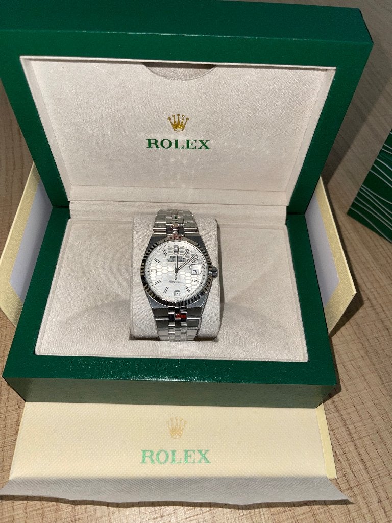 Rolex land dweller 40mm, Sieraden, Tassen en Uiterlijk, Horloges | Heren, Staal, Rolex, Polshorloge, Nieuw