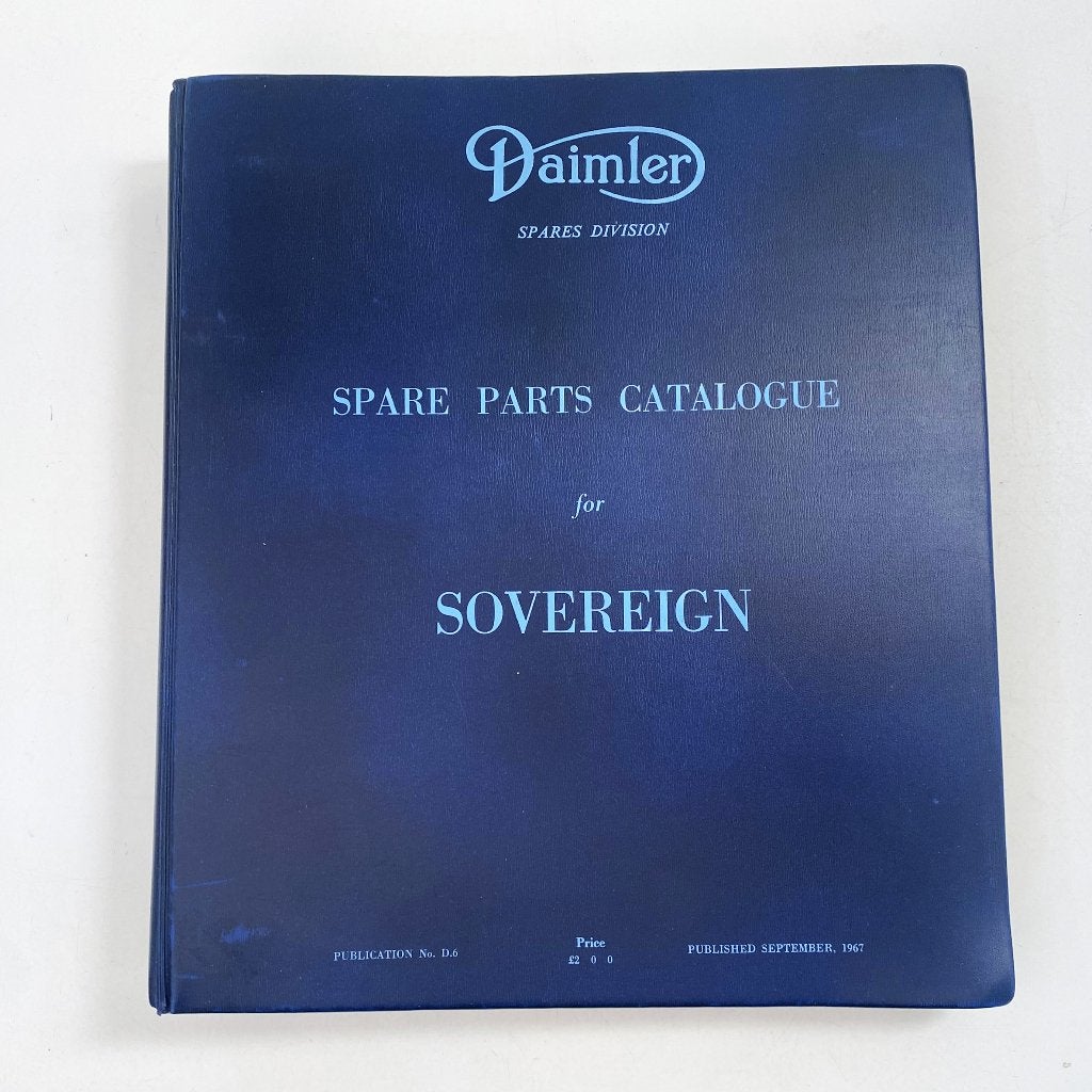 Daimler Sovereign – Spare parts catalogue 1967, Verzenden, Gelezen, Overige merken