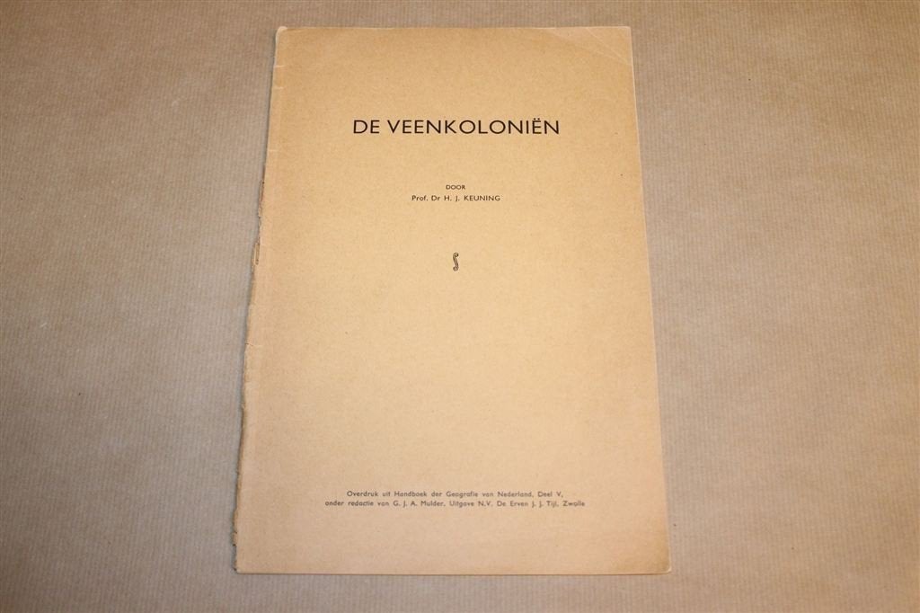 De Veenkoloniën — Schaarse Overdruk met Kaart 1955, Ophalen of Verzenden, Gelezen