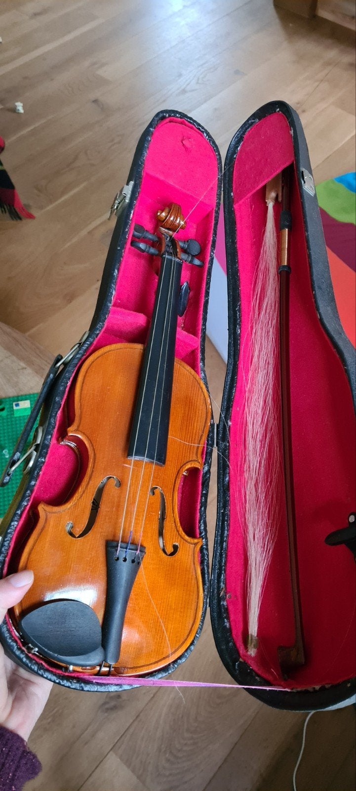 Viool met koffer - Kapot, voor onderdelen of reparatie, Muziek en Instrumenten, Ophalen, Gebruikt, Overige formaten, Viool