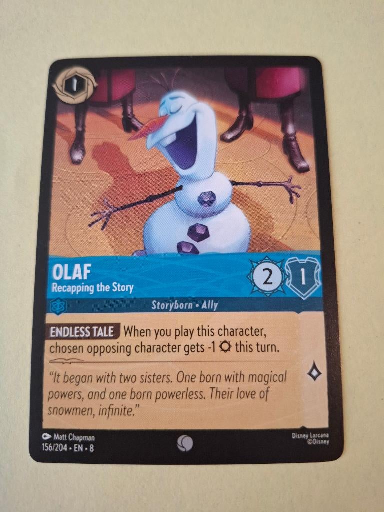 Disney Lorcana, Reign of Jafar, Nr. 156 / 204, Ophalen of Verzenden, Zo goed als nieuw, Losse kaart