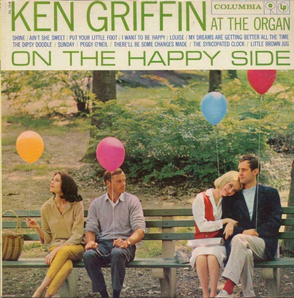 LP Ken Griffin at the organ – On The Happy Side 1960 MONO, Ophalen of Verzenden, Pop, LP