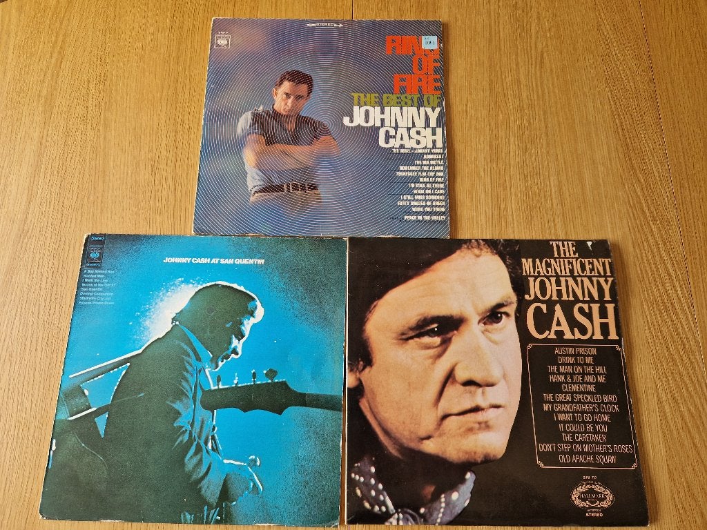 Nog 2x Johnny Cash LP, vinyl samen voor 9 euro, of evt. los, Ophalen of Verzenden, Gebruikt, 12 inch, LP
