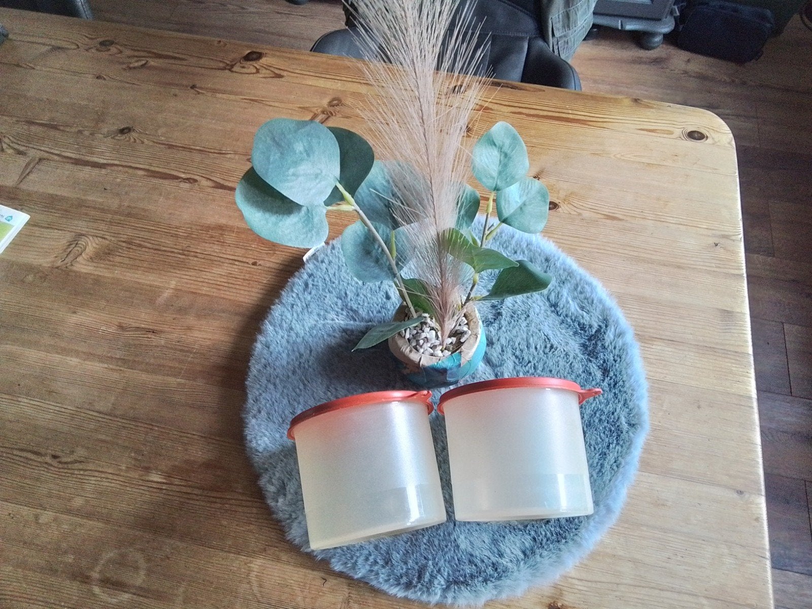 tupperware trommeltjes, Ophalen, Bak of Kom