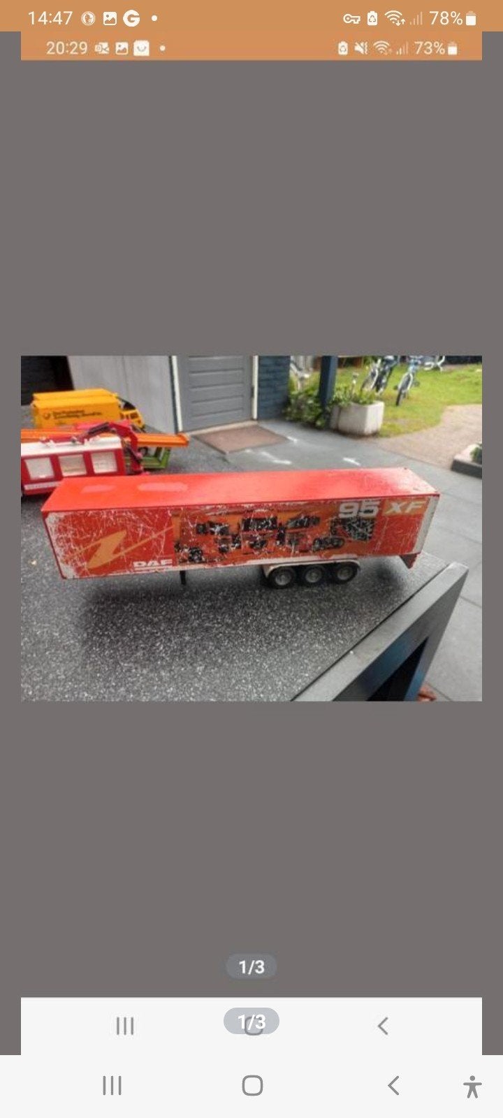 Oplegger Daf 95 XF van het Merk Joal, Ophalen of Verzenden, Jongen of Meisje