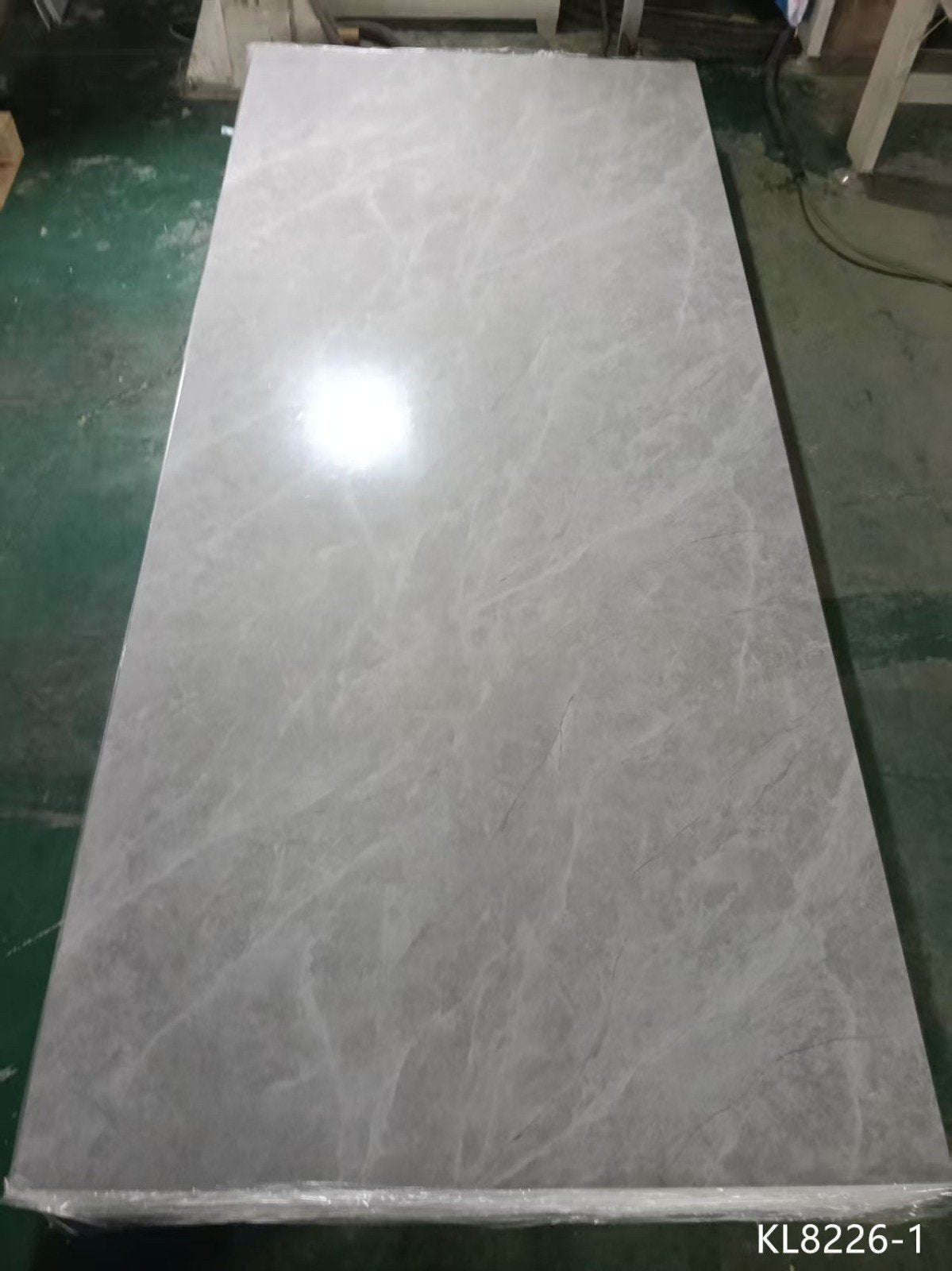 Wandpaneel grijs stone look 280x122 cm pvc, 60 cm of meer, Nieuw, Ophalen of Verzenden, Minder dan 5 m²