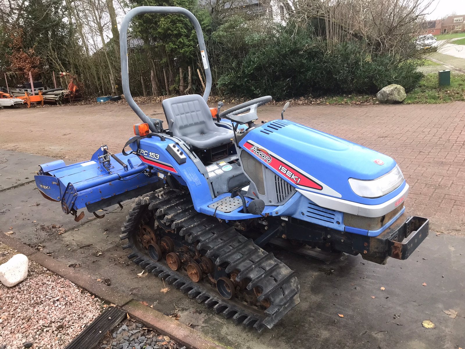 Iseki Rups Trekker met Frees - Toro maaier Muhl uitvoering, Gebruikt, Tot 2500, Tot 80 Pk, Ophalen