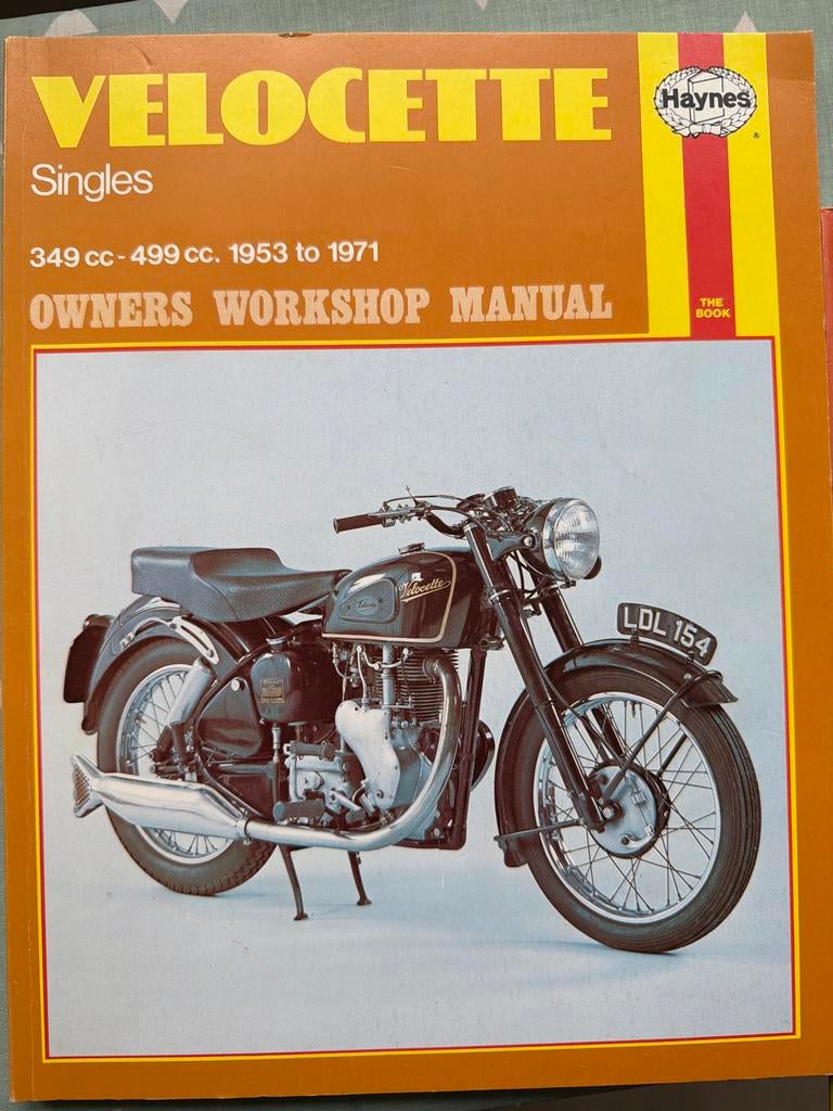 Haynes Owner Workshop Manual: Velocette Singles 1953-1971, Ophalen of Verzenden, Overige merken