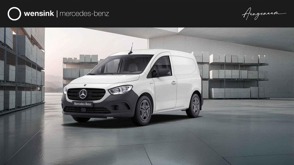 Mercedes-Benz eCitan 51kW L1 PRO | Navigatie | Parkeercamera, Auto's, Bestelauto's, Stof, Zwart, 2 stoelen, Te koop