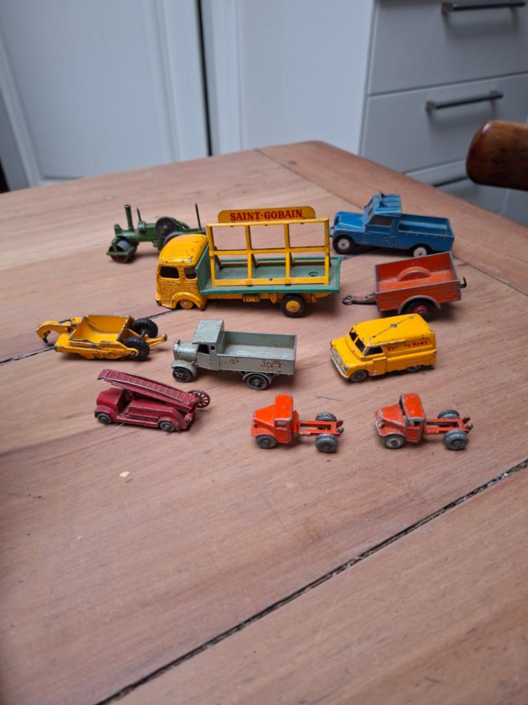 Vintage speelgoedautootjes Lesney en Meccano, Ophalen of Verzenden, Gebruikt