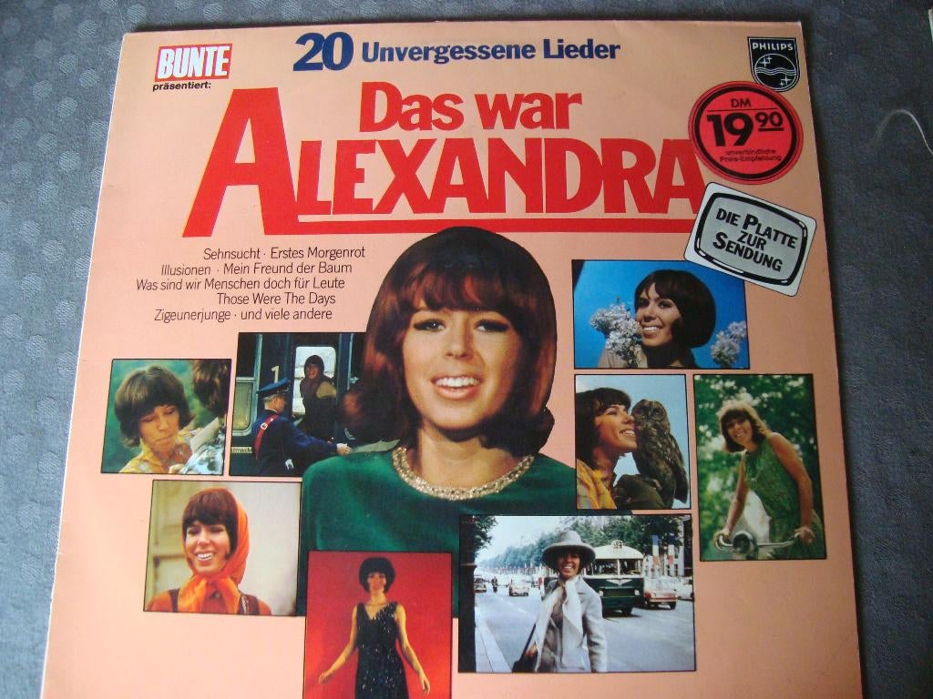 20 unvergessene lieder das war alexandra, Ophalen of Verzenden, Zo goed als nieuw, 12 inch
