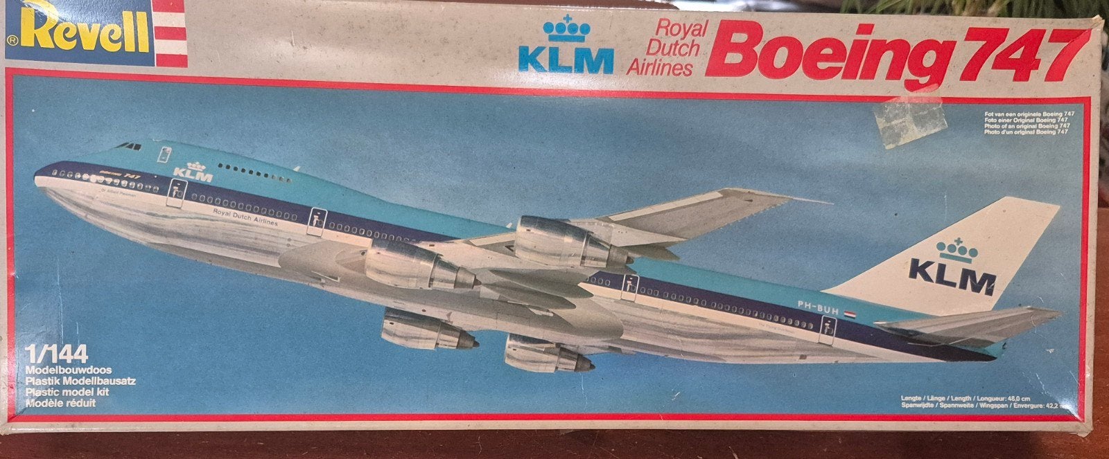 Revell KLM Boeing 747 Modelbouwdoos 1:144, Ophalen of Verzenden, Nieuw, 1:72 tot 1:144, Revell