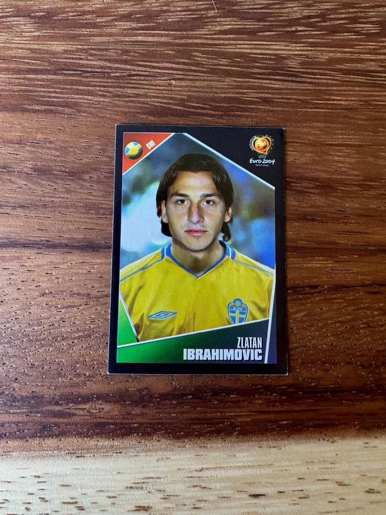 Zlatan Ibrahimovic Panini Sticker Euro 2004, Hobby en Vrije tijd, Stickers en Plaatjes, Ophalen of Verzenden, Nieuw, Stickers en Plaatjes