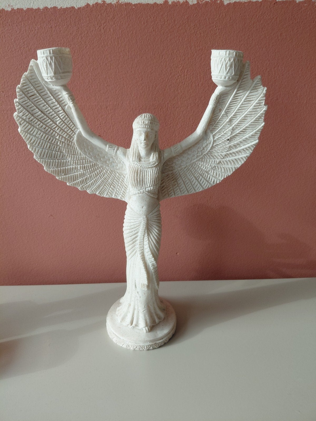 Isis - Egyptische godin - kandelaar, Ophalen of Verzenden