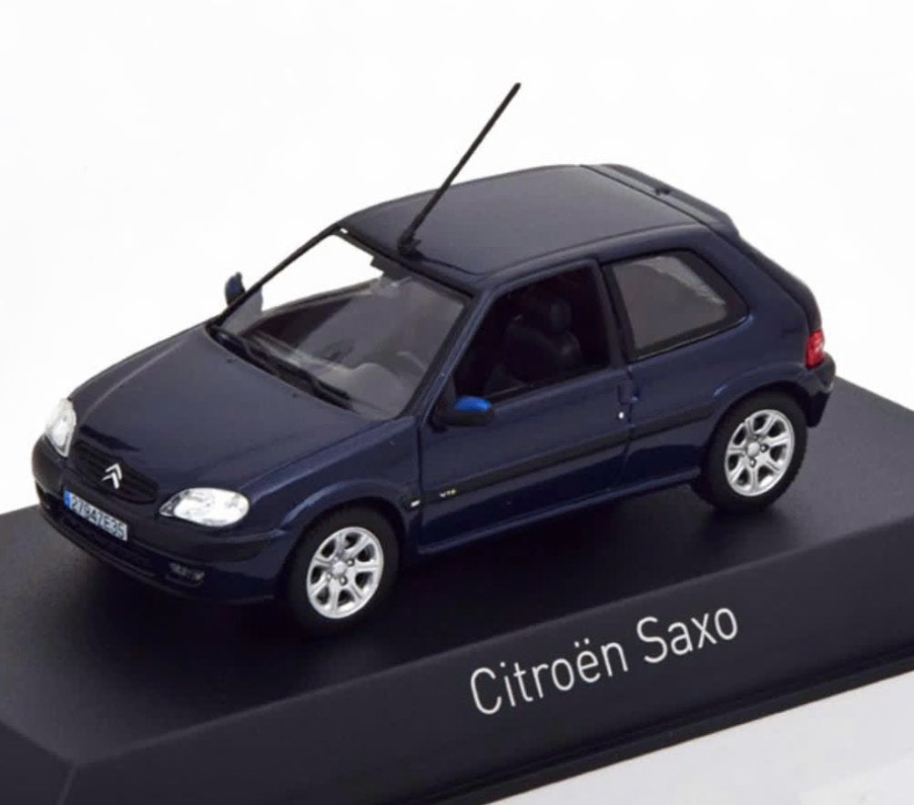 CITROEN SAXO VTS 2000 MAURITIUS BLAUW 1/43 NOREV REF. 155158