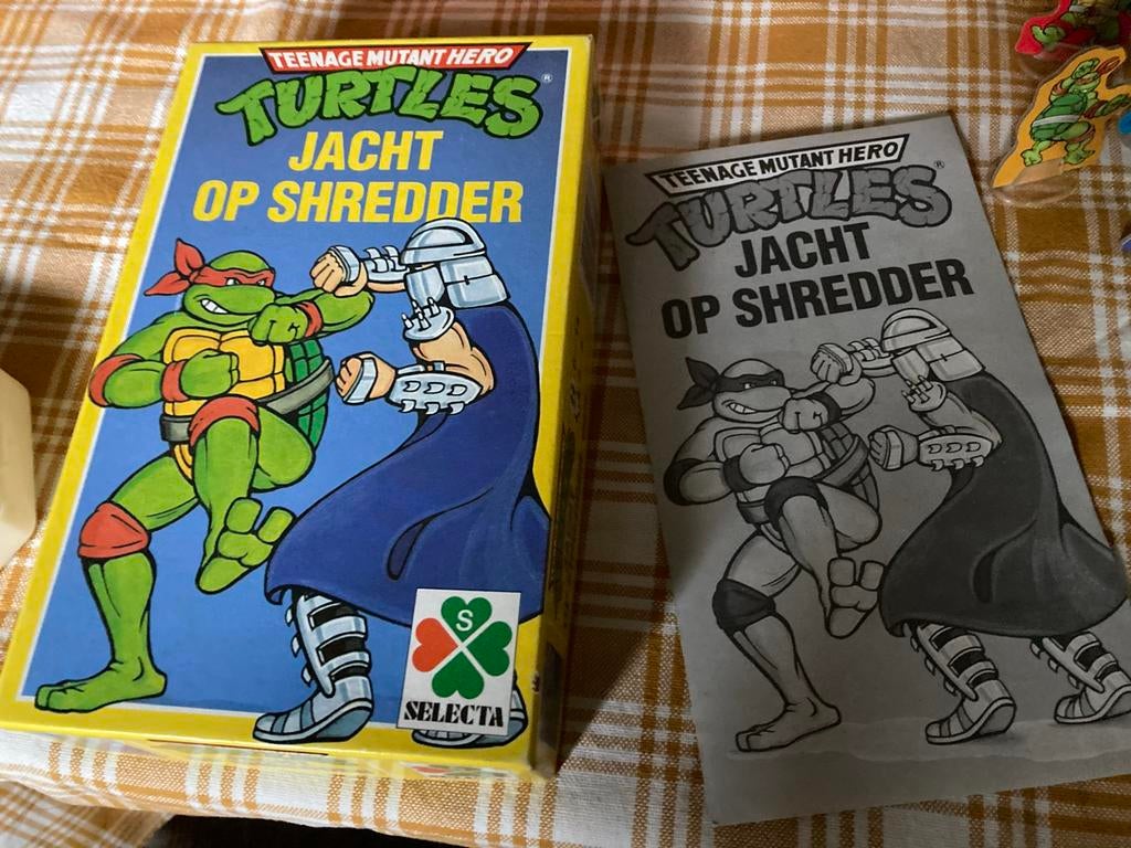 Teenage Mutant Hero Turtles jacht op Shredder Geheugenspel, Hobby en Vrije tijd, Gezelschapsspellen | Bordspellen, Drie of vier spelers