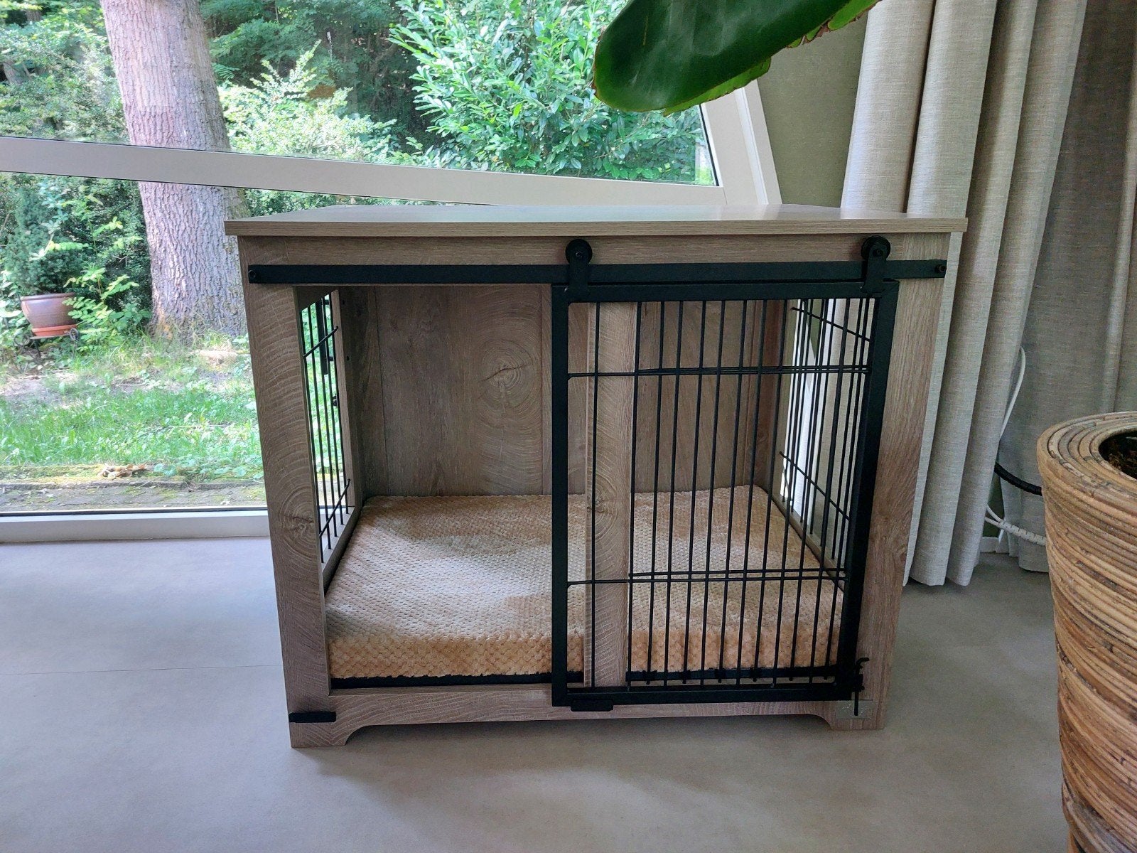 Quapas houten hondenbench - medium (nieuw), Ophalen, Nieuw
