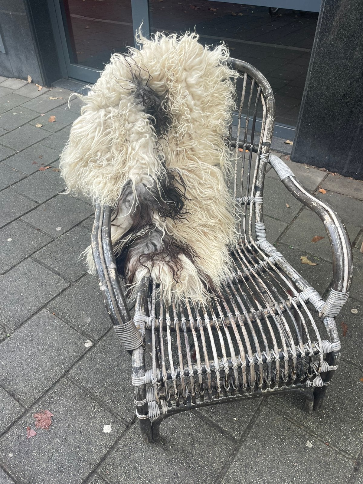 Rotan stoel, Ophalen, Zo goed als nieuw, Bruin, Eén