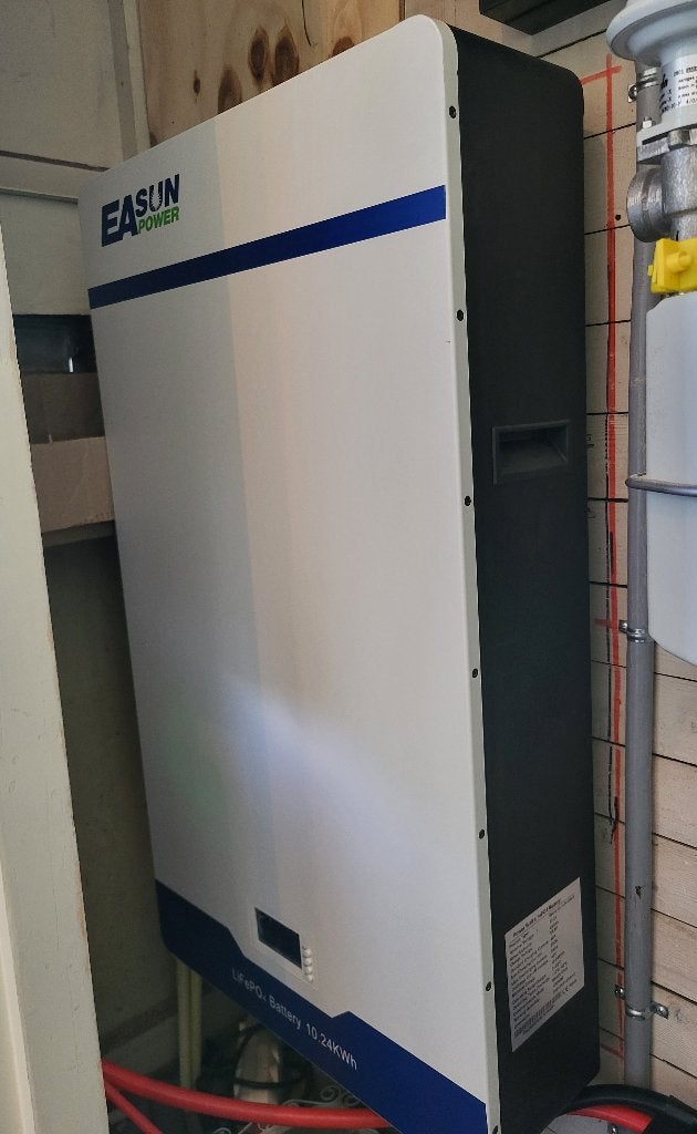 EASUN POWER LiFePO4 thuisbatterij 48V-10.24KWh - NIEUWSTAAT, Ophalen, Zo goed als nieuw, Overige typen, 200 wattpiek of meer