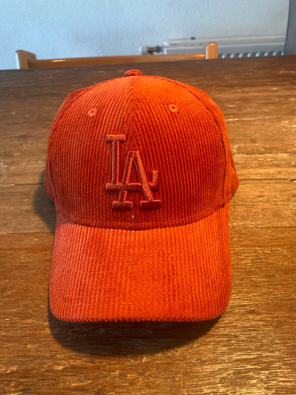 New Era LA Dodgers Corduroy Pet - Oranje, Kleding | Heren, Hoeden en Petten, Ophalen of Verzenden, Zo goed als nieuw, One size fits all