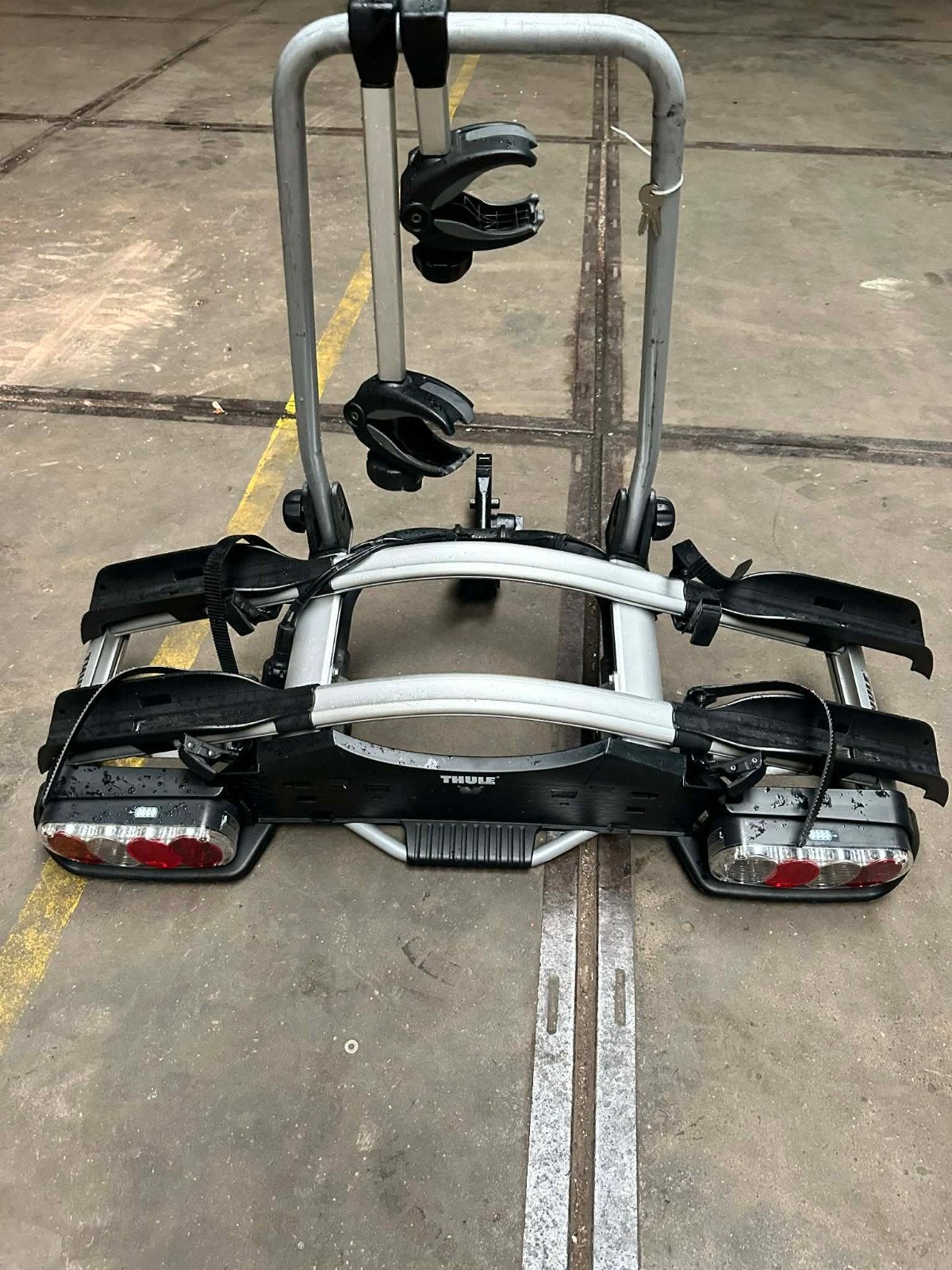 Thule Euroclick 2-Fietsendrager, Auto diversen, Fietsendragers, Gebruikt, Trekhaakdrager, 2 fietsen, Ophalen of Verzenden