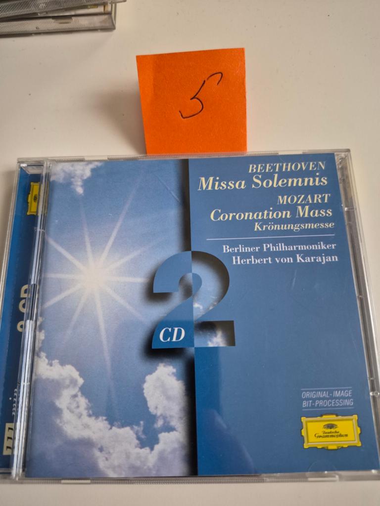 Beethoven Missa Solemnis & Mozart Coronation Mass CD, Gebruikt, Boxset, Ophalen of Verzenden, Classicisme