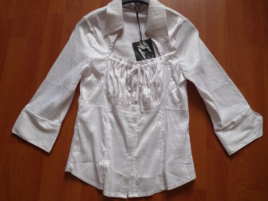 Mooie nieuwe witte blouse - maat M, Kleding | Dames, Ophalen of Verzenden, Nieuw, Maat 38/40 (M), Wit