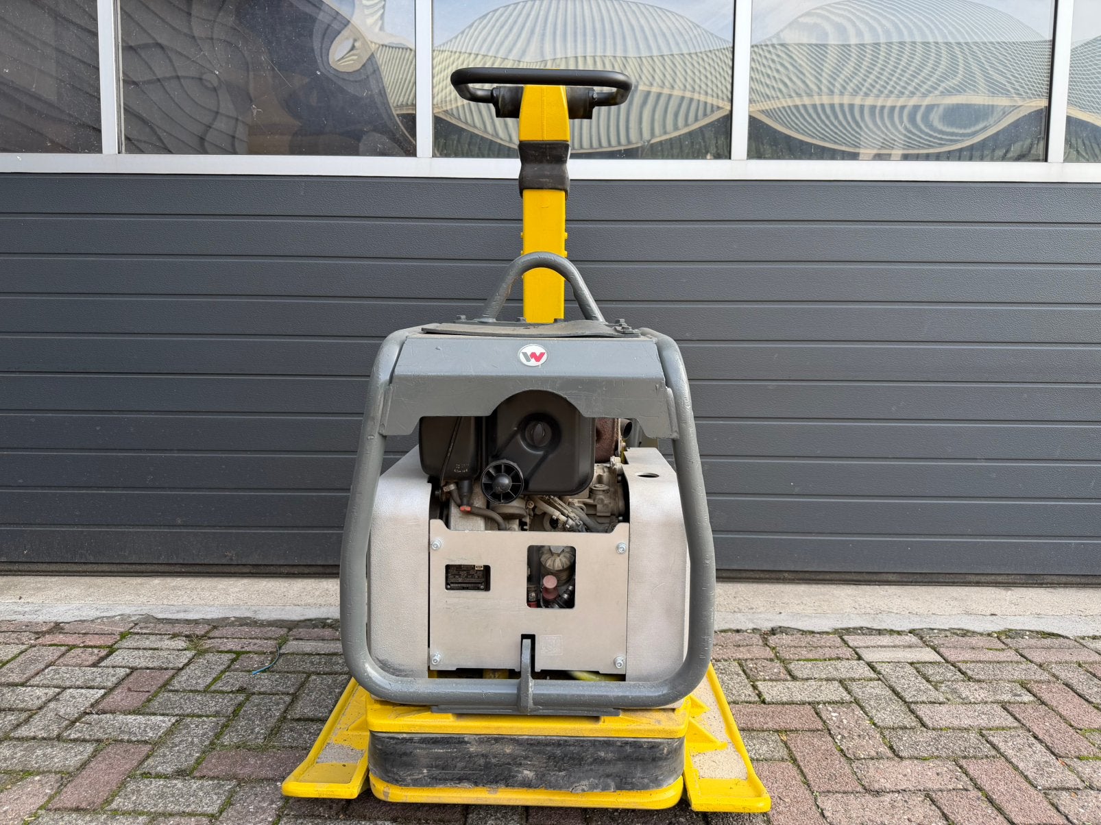 Wacker trilplaat te koop DPU 6555 bj 6-2017, Tuin en Terras, Ophalen of Verzenden, Gebruikt