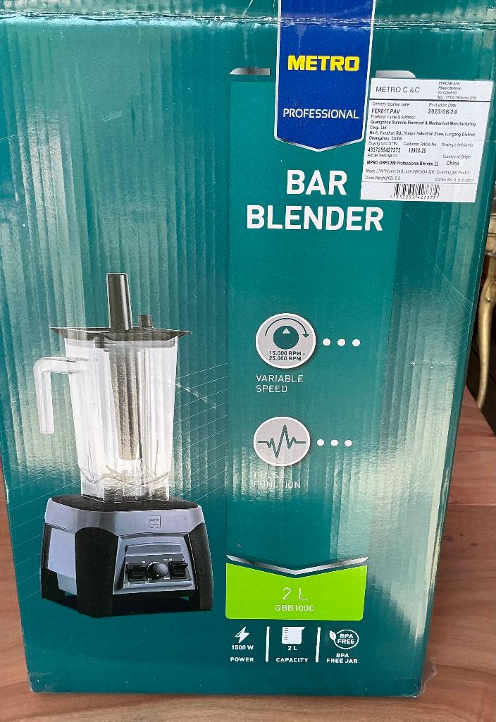 Blender Metro Professional, Witgoed en Apparatuur, Blenders, Verzenden, Nieuw, Blender