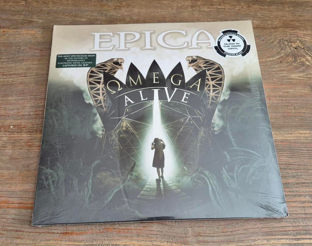 Epica - Omega Alive LP (Glow in the Dark) NIEUW, Ophalen of Verzenden, Nieuw in verpakking