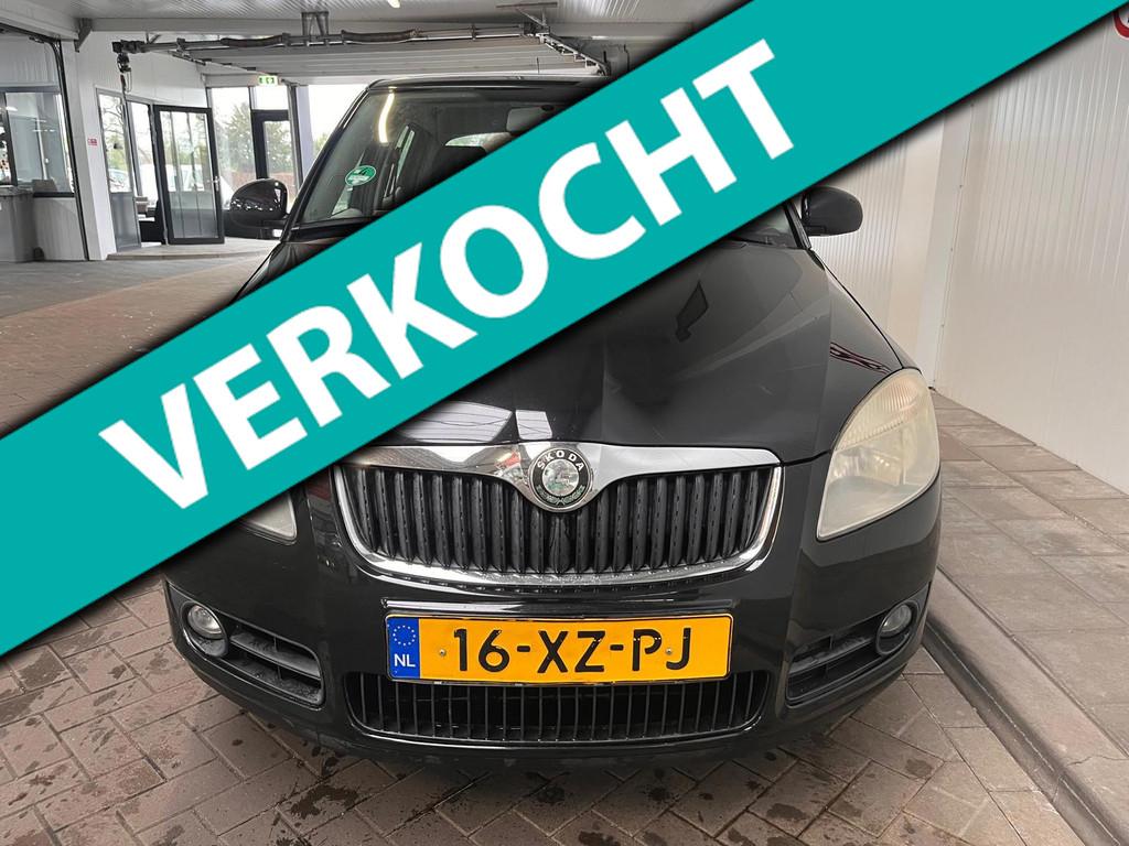 Skoda Fabia 1.4-16V Ambiente, Voorwielaandrijving, 4 cilinders, Zwart, Origineel Nederlands