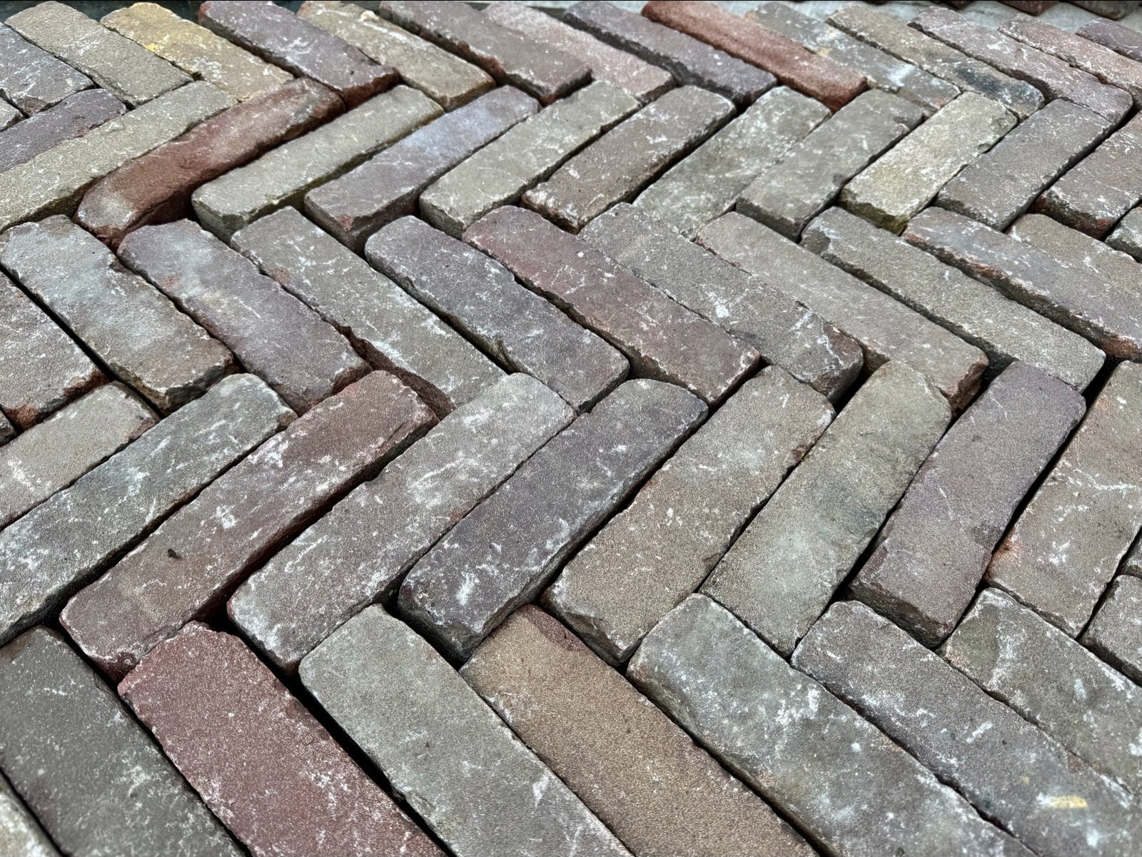 Oude gebakken waaltjes, Tuin en Terras, Gebruikt, Keramiek, Klinkers, Ophalen of Verzenden