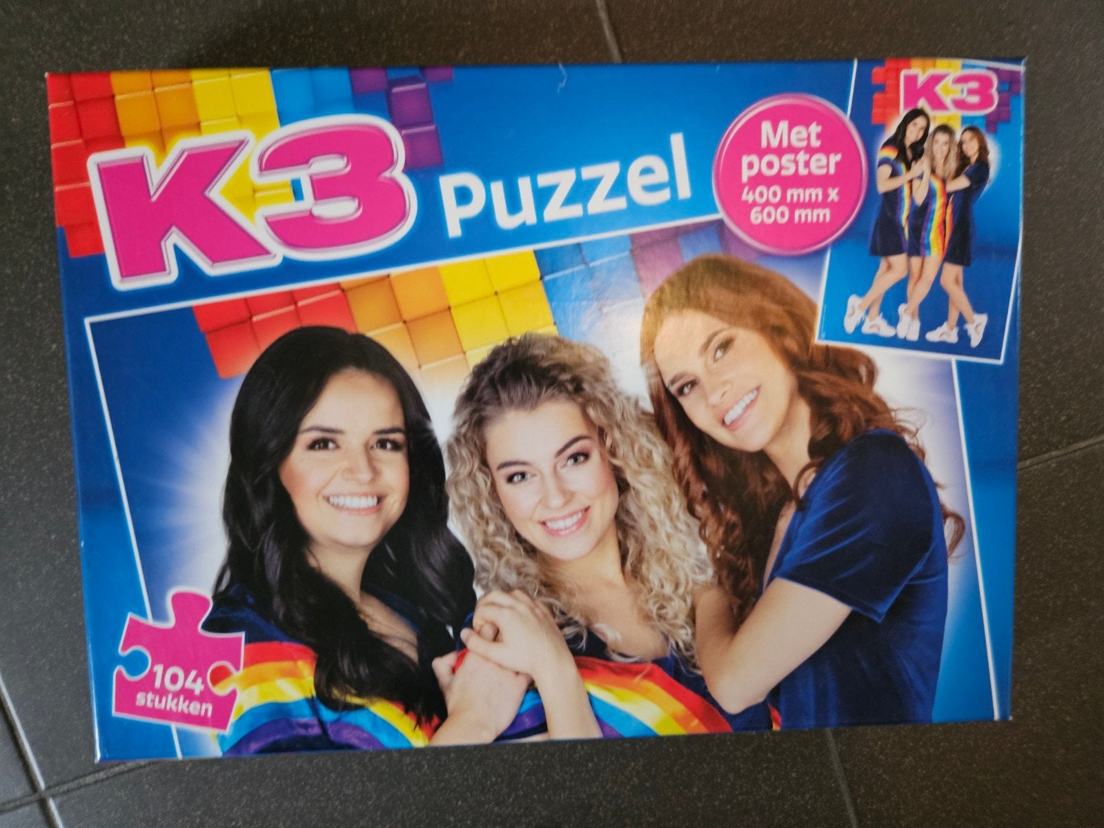 K3 PUZZEL, Ophalen of Verzenden, Meer dan 50 stukjes, Zo goed als nieuw, 6 jaar of ouder