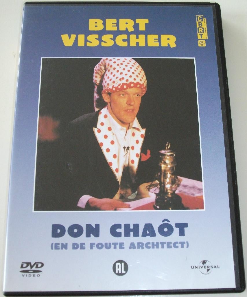 Dvd *** BERT VISSCHER *** Don Chaôt (en de foute archtect), Cd's en Dvd's, Alle leeftijden, Ophalen of Verzenden, Zo goed als nieuw