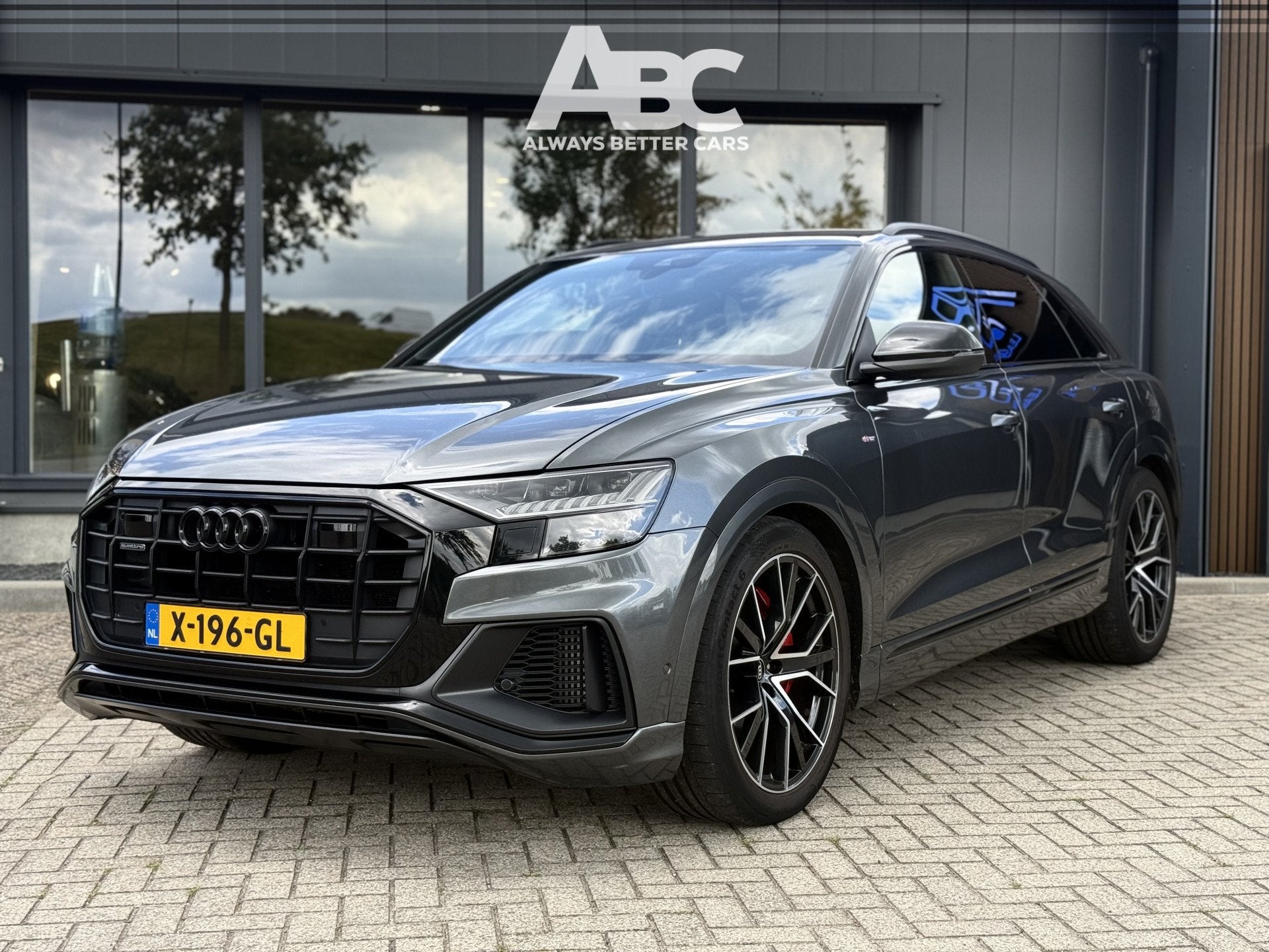 Audi Q8 55 TFSI e quattro Pro Line S Line HUD B&O (bj 2021), Auto's, Automaat, Dealer onderhouden, Gebruikt, 2995 cc