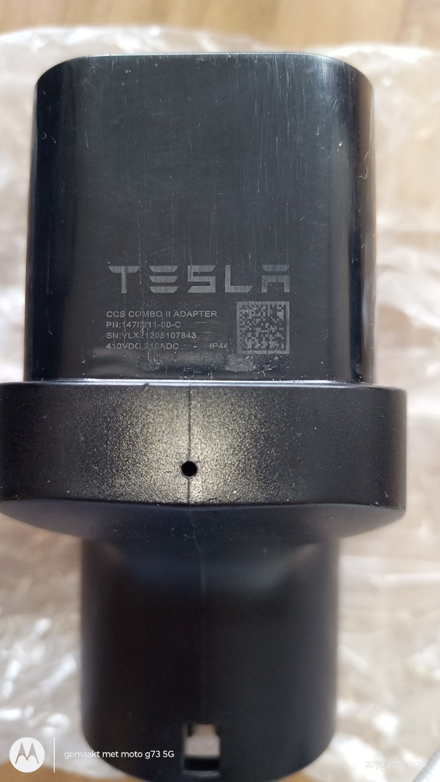 Tesla CCS Combo 2 Adapter - Zo goed als nieuw, Ophalen of Verzenden