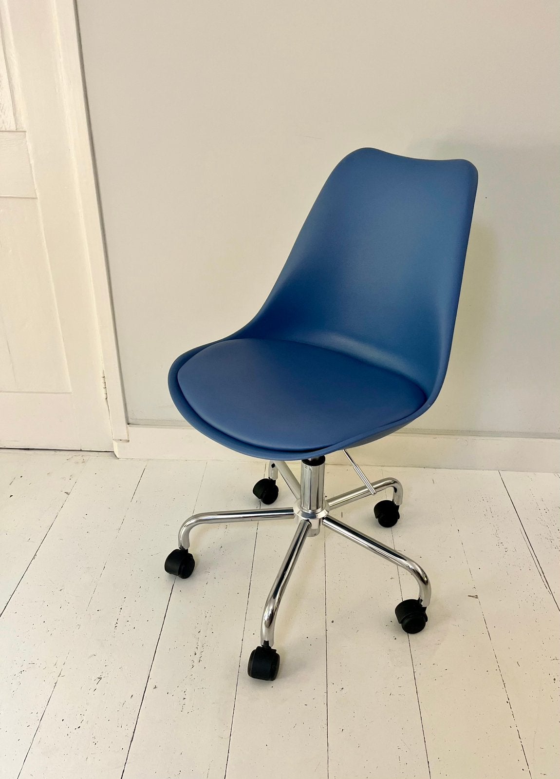 Bureaustoel, Ophalen, Zo goed als nieuw, Blauw
