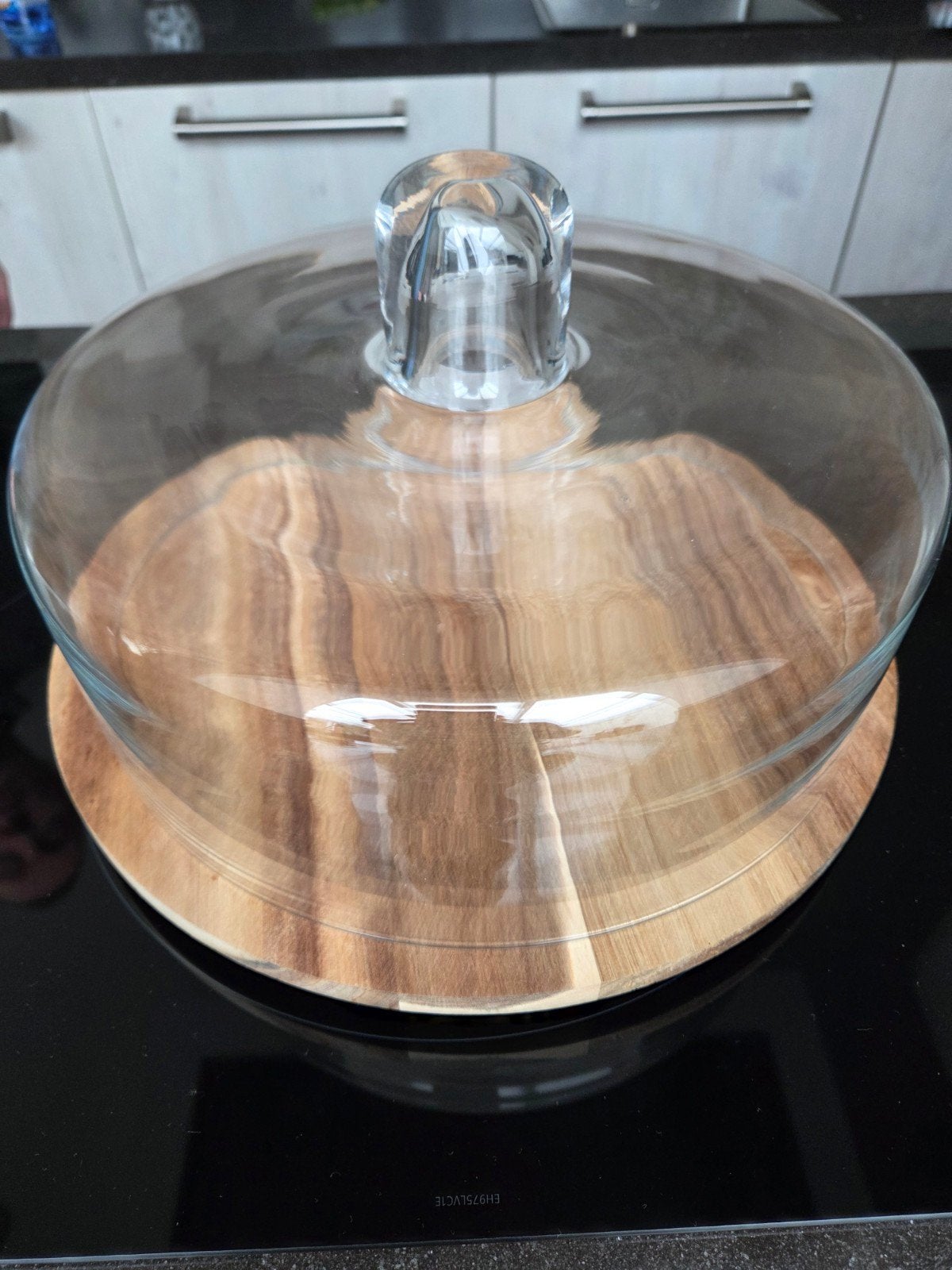 Nieuwe glazen taartstolp, Overige typen, Ophalen, Nieuw, Glas