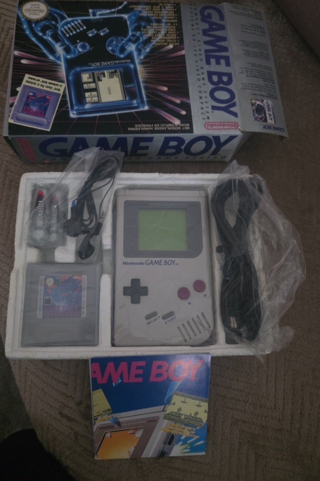 ORIGINELE GAMEBOY IN DOOS UIT 1989 ZGAN IN DOOS!. COMPLEET!, Ophalen of Verzenden
