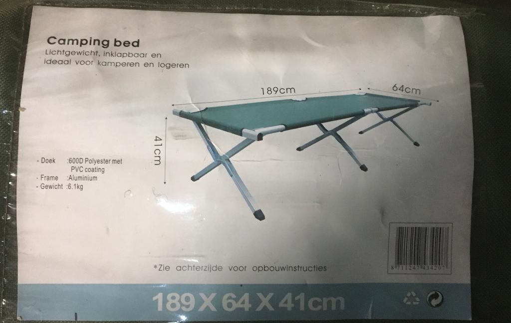 Camping-bed  -  vouw-stretch-model, Ophalen of Verzenden, Zo goed als nieuw, Overige