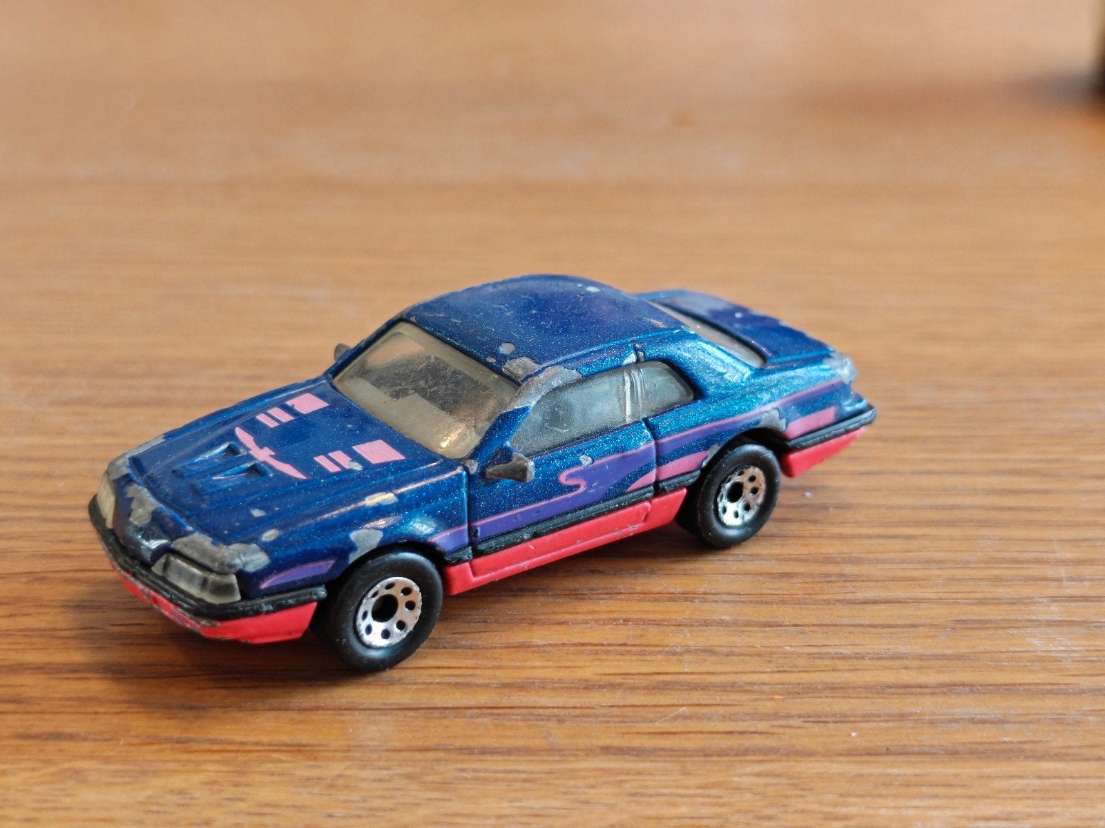 Matchbox Ford Thunderbird BLAUW, Ophalen of Verzenden, Zo goed als nieuw, Auto