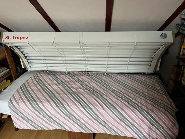 zonnehemel en opklapbed, Ophalen, Gebruikt, Zonnebank enkelzijdig, 10 tot 15 lampen