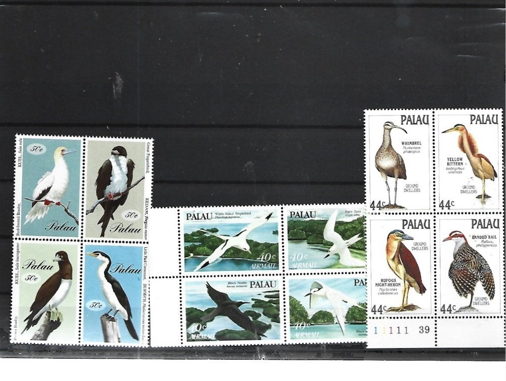 NR 556 VOGELS PALAU 3 SERIES POSTFRIS, Verzenden, Postfris, Dier of Natuur